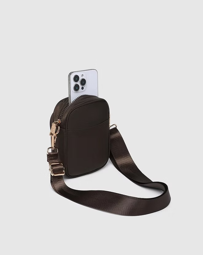 LYLA PHONE BAG CHOCOLATE