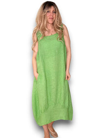 MAXI TANK DRESS LIGHT GREEN