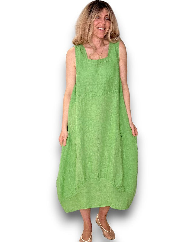 MAXI TANK DRESS LIGHT GREEN