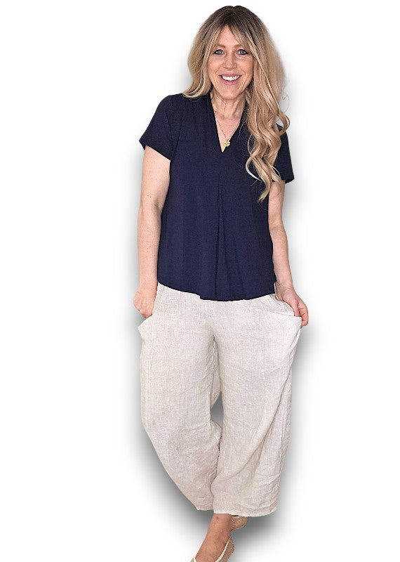 SAMBA VISCOSE TEE NAVY