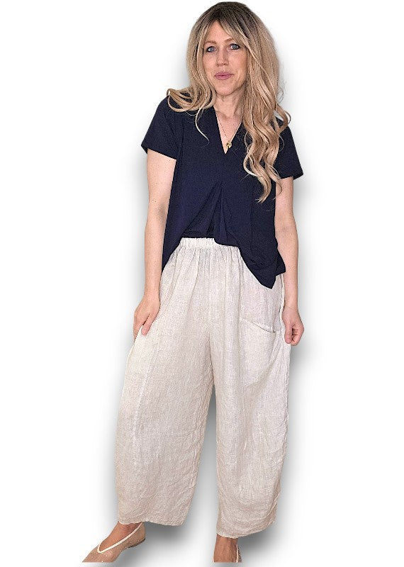 SAMBA VISCOSE TEE NAVY