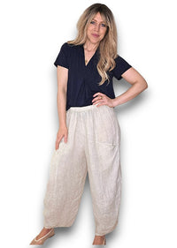 SAMBA VISCOSE TEE NAVY