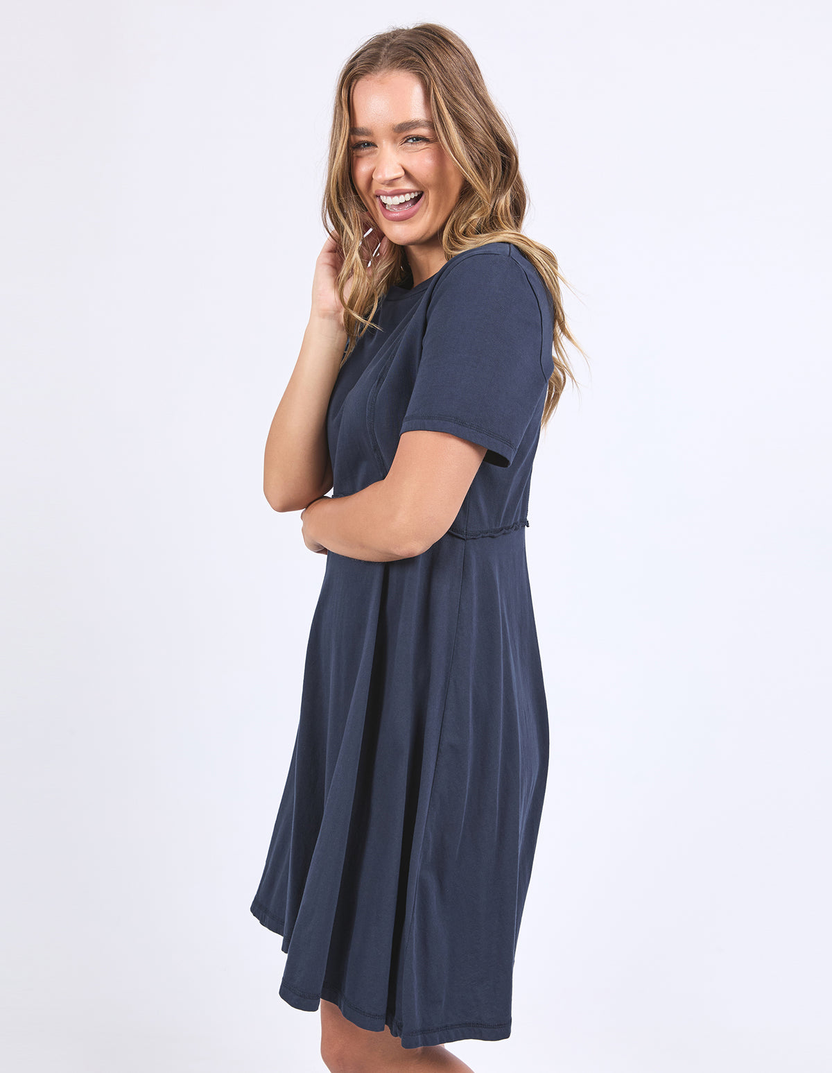 EVA DRESS NAVY