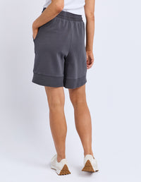 HUSTLER SHORT CHARCOAL