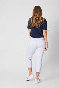 ZARA STRETCH 7/8 PANT WHITE