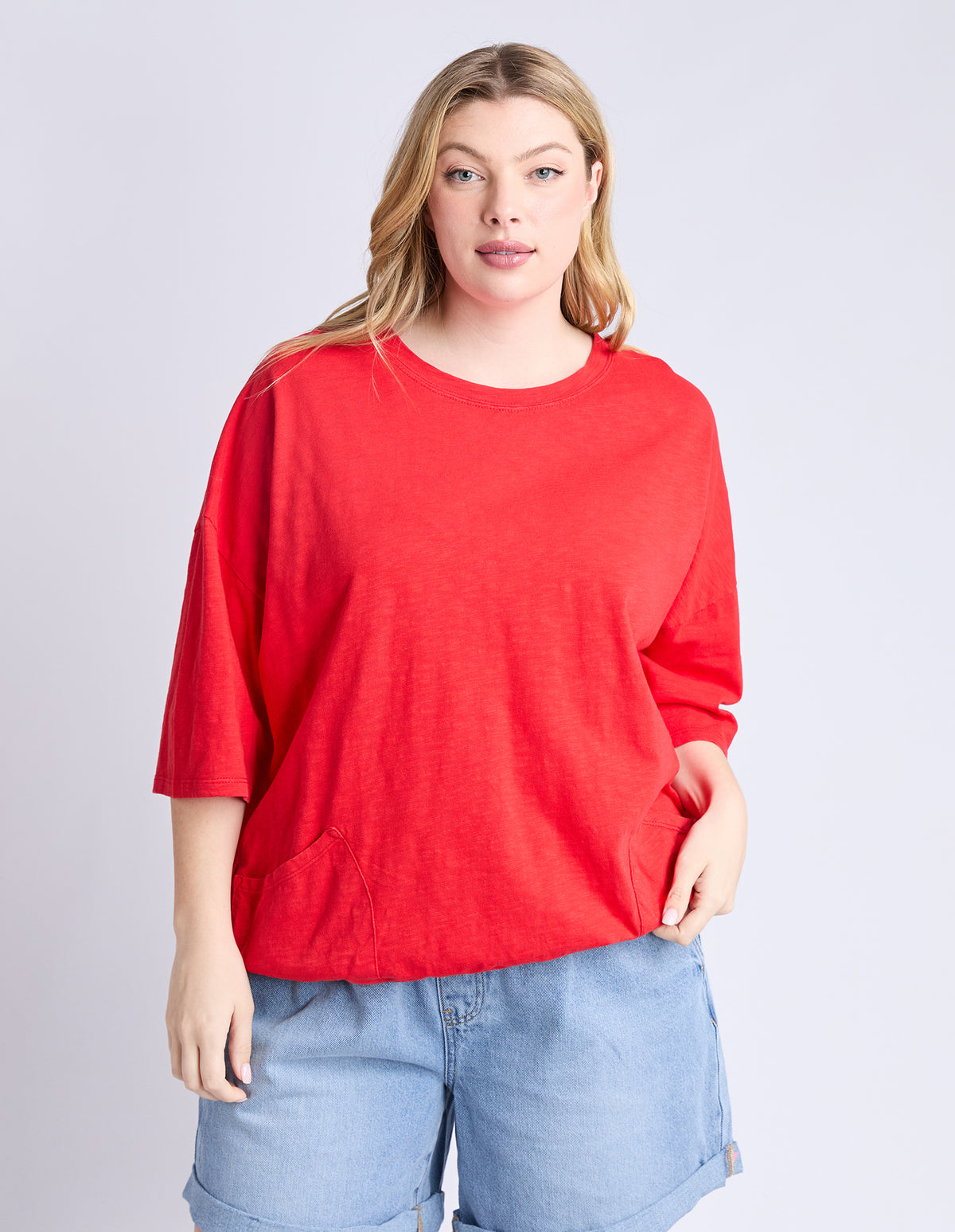 FUNDAMENTAL MAZIE SWEAT POPPY