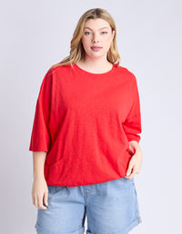 FUNDAMENTAL MAZIE SWEAT POPPY