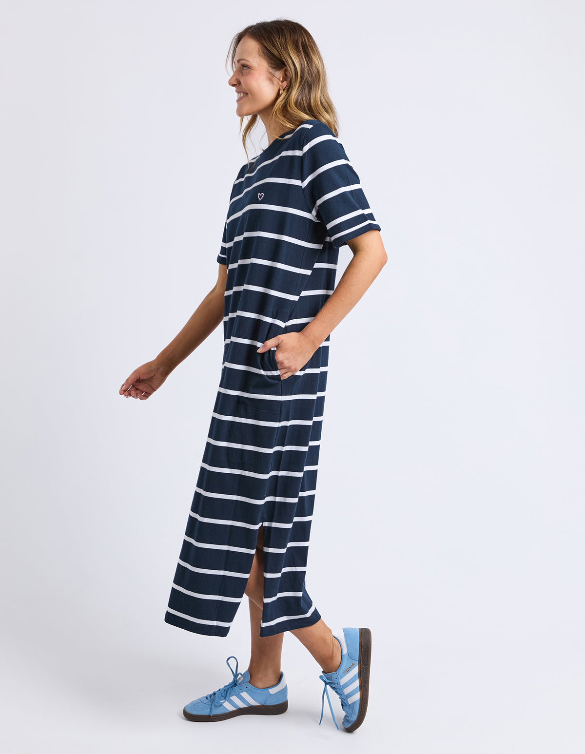 HALLI DRESS STRIPE