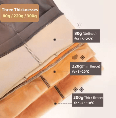 ACCESSORIES_FLEECE LINED THERMAL LEGGING TIGHTS PLUS SIZE 300G NUDE/BLACK _ FLEECE LINED THERMAL LEGGING TIGHTS PLUS SIZE 300G NUDE/BLACK _ Ebony Boutique NZ