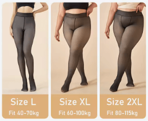 ACCESSORIES_FLEECE LINED THERMAL LEGGING TIGHTS PLUS SIZE NUDE/BLACK _ FLEECE LINED THERMAL LEGGING TIGHTS PLUS SIZE NUDE/BLACK _ Ebony Boutique NZ