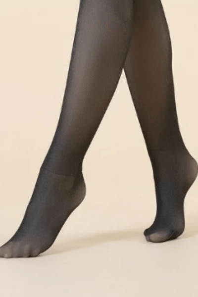 ACCESSORIES_FLEECE LINED THERMAL LEGGING TIGHTS PLUS SIZE NUDE/BLACK _ FLEECE LINED THERMAL LEGGING TIGHTS PLUS SIZE NUDE/BLACK _ Ebony Boutique NZ