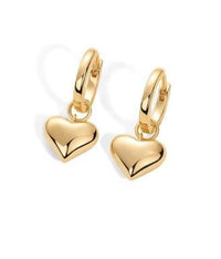 ACCESSORIES_HEART HOOP EARRINGS _ HEART HOOP EARRINGS _ Ebony Boutique NZ