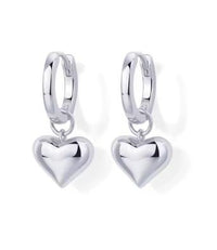 ACCESSORIES_HEART HOOP EARRINGS _ HEART HOOP EARRINGS _ Ebony Boutique NZ