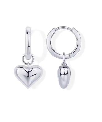 ACCESSORIES_HEART HOOP EARRINGS _ HEART HOOP EARRINGS _ Ebony Boutique NZ