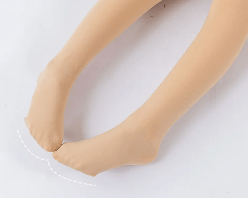 ACCESSORIES_KIDS FLEECE LINED THERMAL LEGGING TIGHTS NATURAL _ KIDS FLEECE LINED THERMAL LEGGING TIGHTS NATURAL _ Ebony Boutique NZ