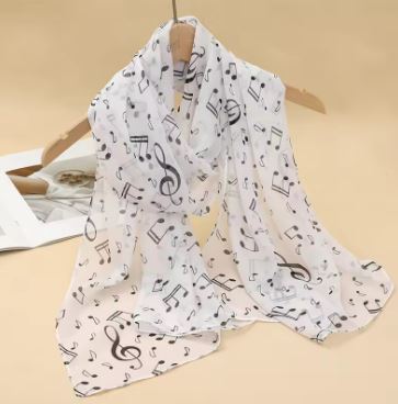 ACCESSORIES_MUSIC SCARF _ MUSIC SCARF _ Ebony Boutique NZ