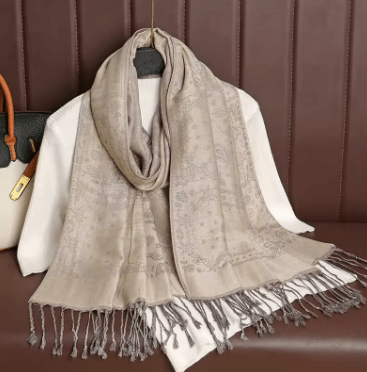 CHAMELEON_PAISLEY JACQUARD PASHMINA SCARF _ PAISLEY JACQUARD PASHMINA SCARF _ Ebony Boutique NZ