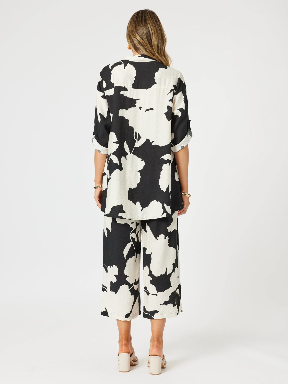 CLARITY_BARCELONA PANT BLACK/NATURAL _ BARCELONA PANT BLACK/NATURAL _ Ebony Boutique NZ