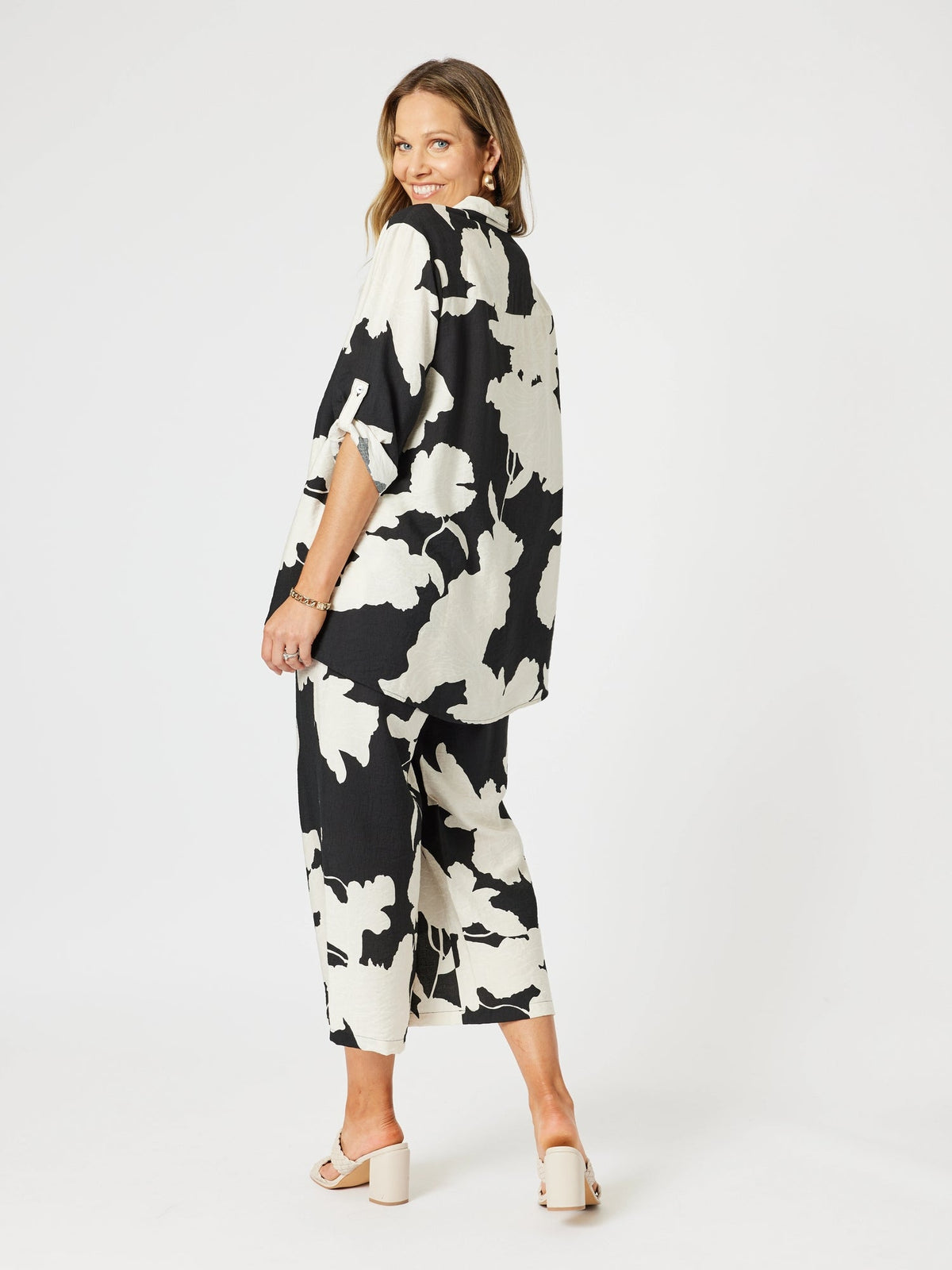 CLARITY_BARCELONA PANT BLACK/NATURAL _ BARCELONA PANT BLACK/NATURAL _ Ebony Boutique NZ