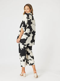 CLARITY_BARCELONA PANT BLACK/NATURAL _ BARCELONA PANT BLACK/NATURAL _ Ebony Boutique NZ