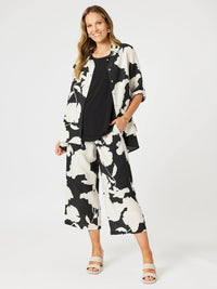 CLARITY_BARCELONA PANT BLACK/NATURAL _ BARCELONA PANT BLACK/NATURAL _ Ebony Boutique NZ
