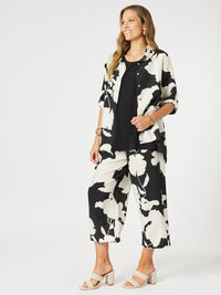 CLARITY_BARCELONA PANT BLACK/NATURAL _ BARCELONA PANT BLACK/NATURAL _ Ebony Boutique NZ