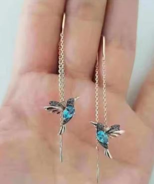DUNE ROAD_CRYSTAL BIRD EARRINGS _ CRYSTAL BIRD EARRINGS _ Ebony Boutique NZ