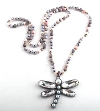 DUNE ROAD_DRAGONFLY NECKLACE MULTI _ DRAGONFLY NECKLACE MULTI _ Ebony Boutique NZ