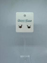 DUNE ROAD_PAPER CRANE SILVER EARRINGS STUD _ PAPER CRANE SILVER EARRINGS STUD _ Ebony Boutique NZ