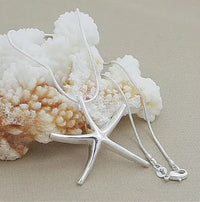 DUNE ROAD_STARFISH NECKLACE SILVER _ STARFISH NECKLACE SILVER _ Ebony Boutique NZ