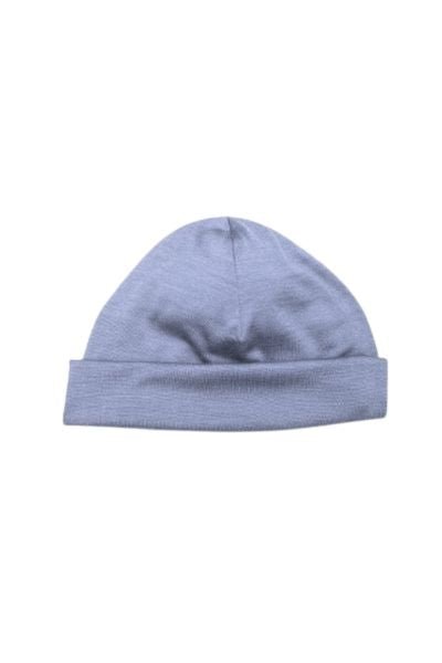 EBONY_100% MERINO BEANIE CUFFED/SLOUCH DUSK BLUE _ 100% MERINO BEANIE CUFFED/SLOUCH DUSK BLUE _ Ebony Boutique NZ