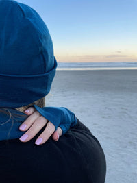 EBONY_100% MERINO BEANIE UNISEX CUFFED/SLOUCH TWILIGHT _ 100% MERINO BEANIE UNISEX CUFFED/SLOUCH TWILIGHT _ Ebony Boutique NZ