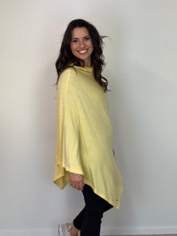 EBONY_100% MERINO WOOL EASY STYLE LAYER BUTTERCUP _ 100% MERINO WOOL EASY STYLE LAYER BUTTERCUP _ Ebony Boutique NZ