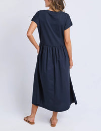 Ebony Boutique NZ_FLO DRESS NAVY _ FLO DRESS NAVY _ Ebony Boutique NZ