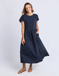 Ebony Boutique NZ_FLO DRESS NAVY _ FLO DRESS NAVY _ Ebony Boutique NZ