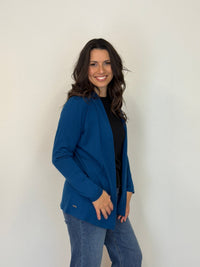 EBONY_MERINO MID LENGTH EDGE TO EDGE WOMENS CARDIGAN TWILIGHT _ MERINO MID LENGTH EDGE TO EDGE WOMENS CARDIGAN TWILIGHT _ Ebony Boutique NZ