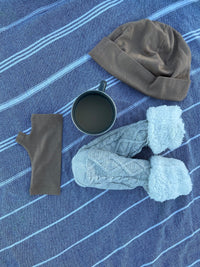 EBONY_MERINO WOOL FINGERLESS GLOVES SAND _ MERINO WOOL FINGERLESS GLOVES SAND _ Ebony Boutique NZ