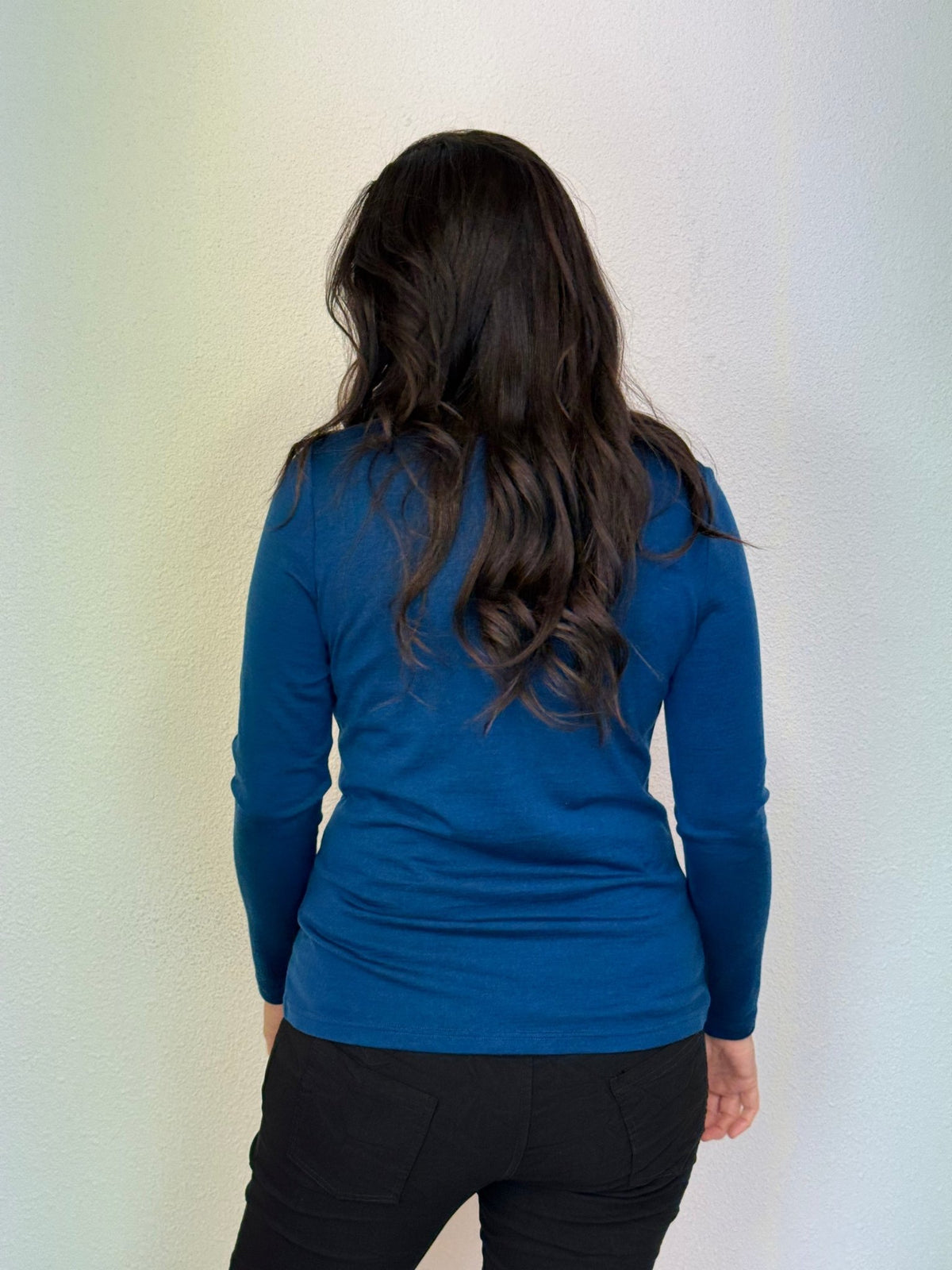 EBONY_WOMENS 100% MERINO (210) LONG SLEEVE CREW TOP TWILIGHT EBAS553 _ WOMENS 100% MERINO (210) LONG SLEEVE CREW TOP TWILIGHT EBAS553 _ Ebony Boutique NZ