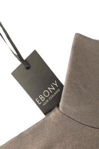 EBONY_WOMENS 100% MERINO (210) LONG SLEEVE HIGH NECK TOP CAPPUCCINO _ WOMENS 100% MERINO (210) LONG SLEEVE HIGH NECK TOP CAPPUCCINO _ Ebony Boutique NZ