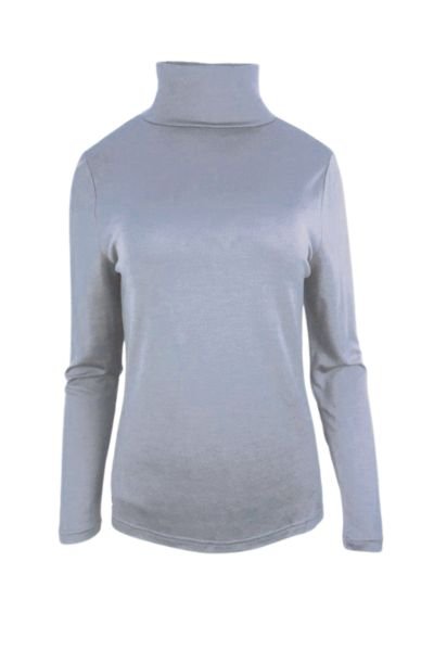 EBONY_WOMENS 100% MERINO (210) LONG SLEEVE HIGH NECK TOP DUSK BLUE EBAS515 _ WOMENS 100% MERINO (210) LONG SLEEVE HIGH NECK TOP DUSK BLUE EBAS515 _ Ebony Boutique NZ