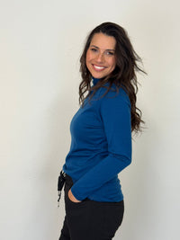 EBONY_WOMENS 100% MERINO (210) LONG SLEEVE HIGH NECK TOP TWILIGHT EBAS515 _ WOMENS 100% MERINO (210) LONG SLEEVE HIGH NECK TOP TWILIGHT EBAS515 _ Ebony Boutique NZ