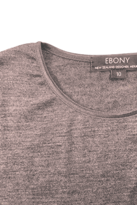 EBONY_WOMENS 100% MERINO (210) LONG SLEEVE SATIN CREW TOP CAPPUCCINO _ WOMENS 100% MERINO (210) LONG SLEEVE SATIN CREW TOP CAPPUCCINO _ Ebony Boutique NZ