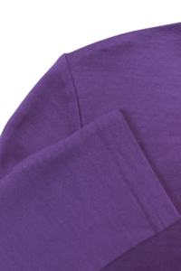 EBONY_WOMENS 100% MERINO (210) LONG SLEEVE SATIN CREW TOP ITALIAN PLUM _ WOMENS 100% MERINO (210) LONG SLEEVE SATIN CREW TOP ITALIAN PLUM _ Ebony Boutique NZ