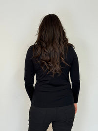 EBONY_WOMEN'S 100% MERINO WOOL (210) LONG SLEEVE TURTLE NECK JUMPER BLACK EBAS504 _ WOMEN'S 100% MERINO WOOL (210) LONG SLEEVE TURTLE NECK JUMPER BLACK EBAS504 _ Ebony Boutique NZ