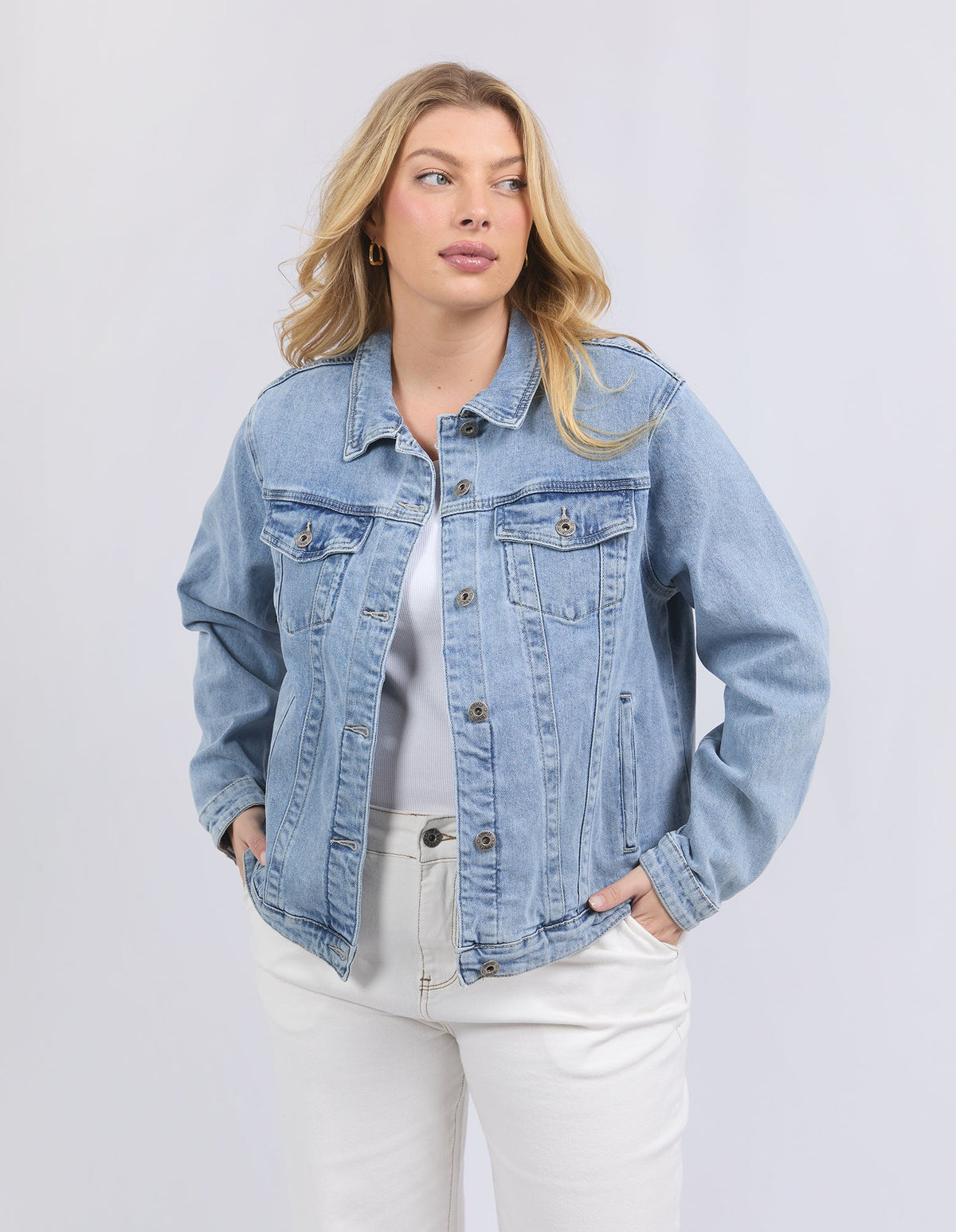 ELM_BECCA DENIM JACKET _ BECCA DENIM JACKET _ Ebony Boutique NZ