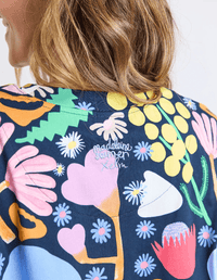 ELM_FLOWER MEDLEY TEE _ FLOWER MEDLEY TEE _ Ebony Boutique NZ