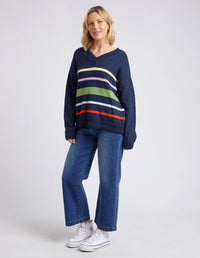 ELM_HARPER VEE NECK _ HARPER VEE NECK _ Ebony Boutique NZ