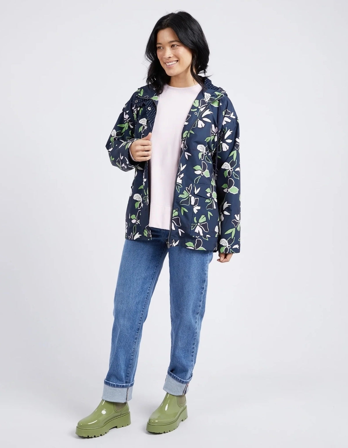 ELM_IDYLL FLORAL RAINCOAT _ IDYLL FLORAL RAINCOAT _ Ebony Boutique NZ