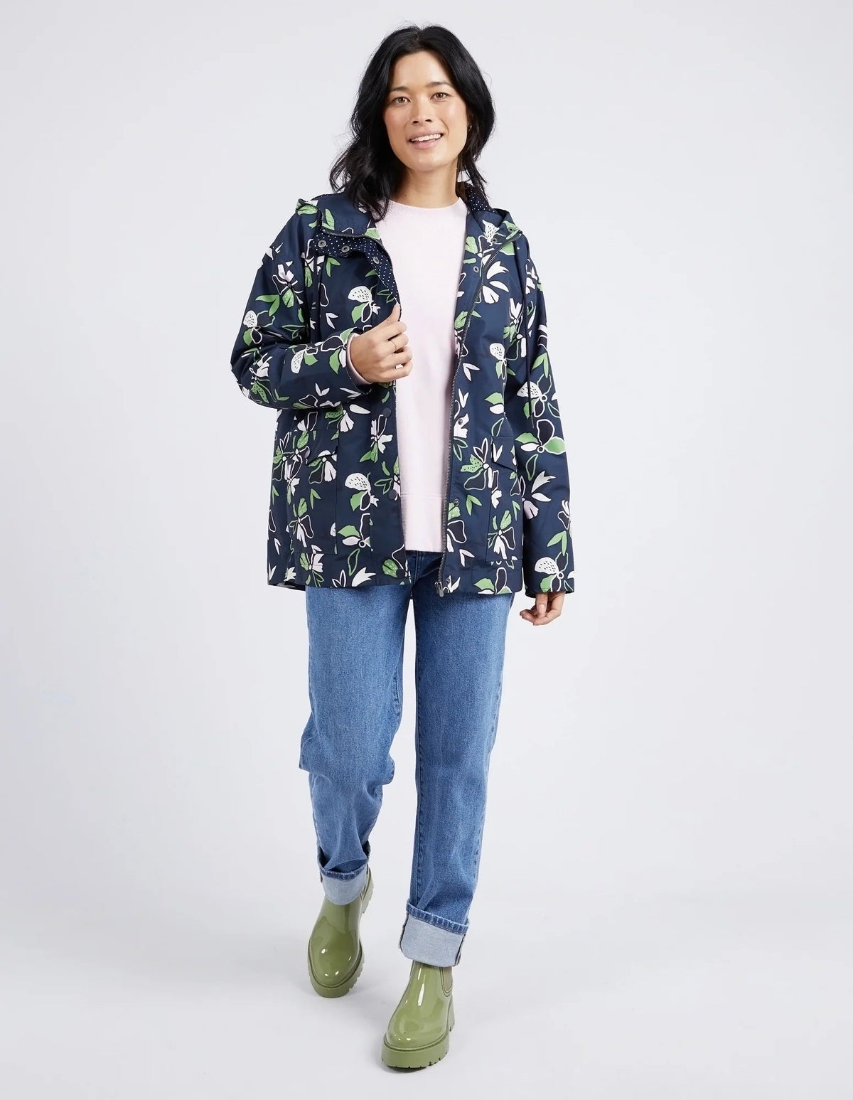 ELM_IDYLL FLORAL RAINCOAT _ IDYLL FLORAL RAINCOAT _ Ebony Boutique NZ