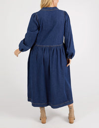 ELM_JOSEPHINE DENIM DRESS _ JOSEPHINE DENIM DRESS _ Ebony Boutique NZ